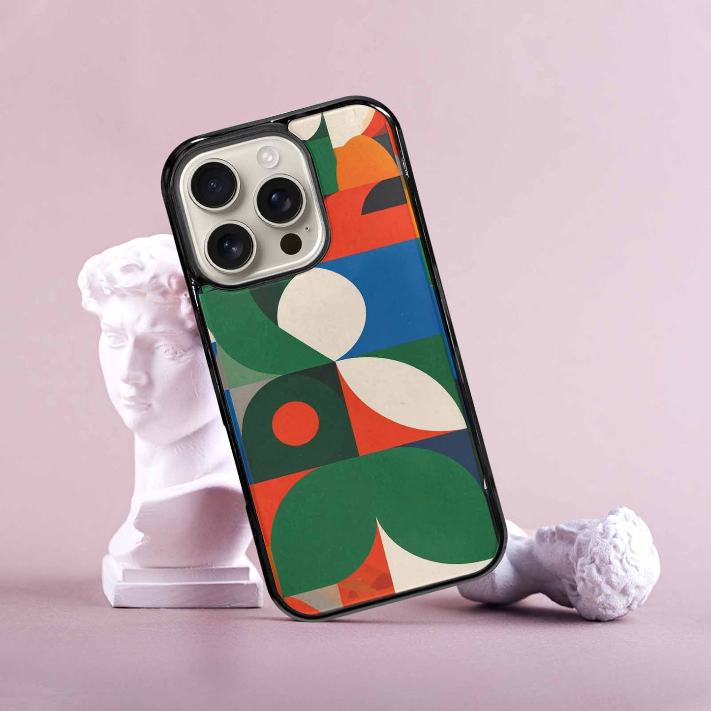 iPhone 16 Pro Case — 1990s Memphis Art Pattern, Customized Protective Case