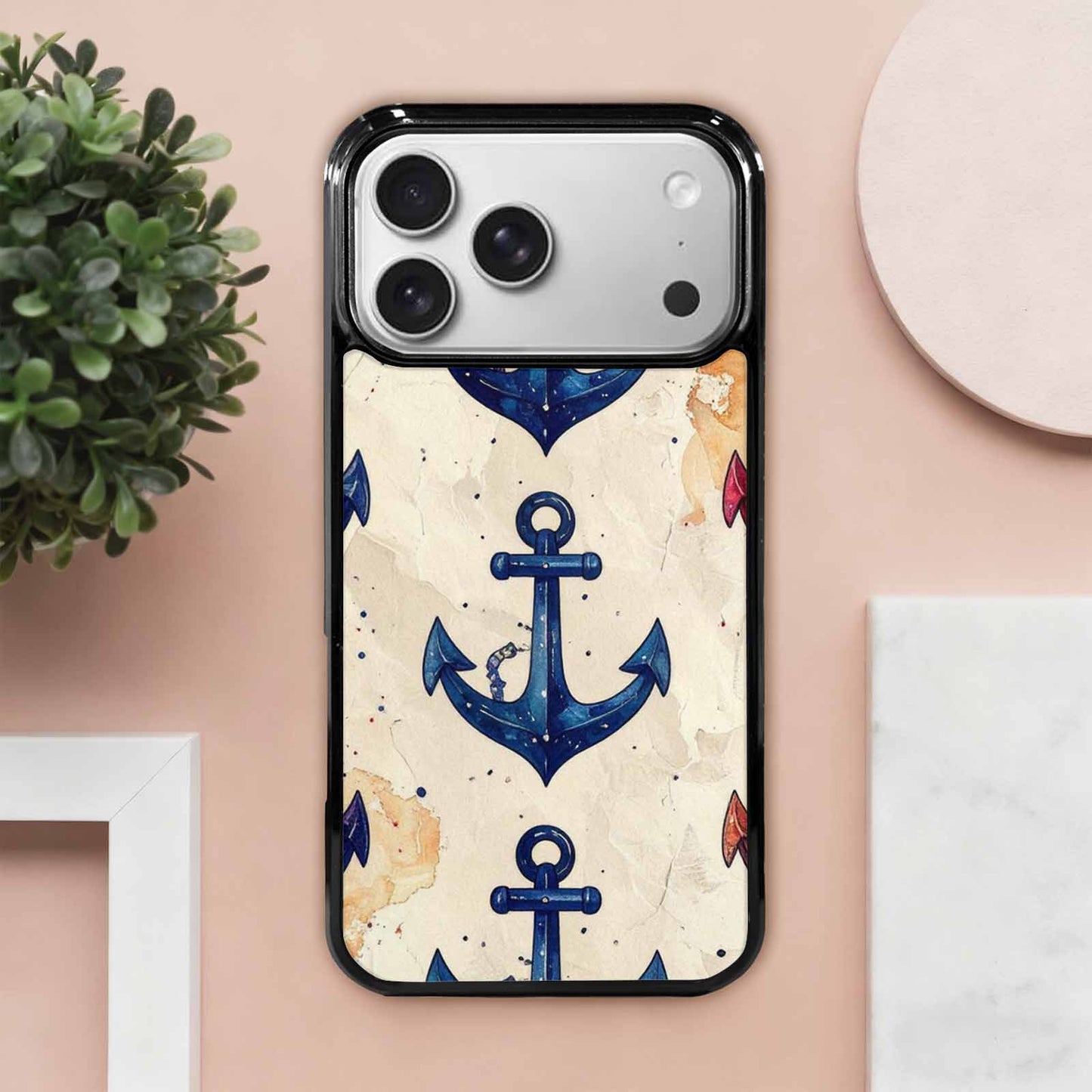 iPhone 17 Pro Max Case — Hand Drawn Bling Original Art, Custom Designed Case Cover