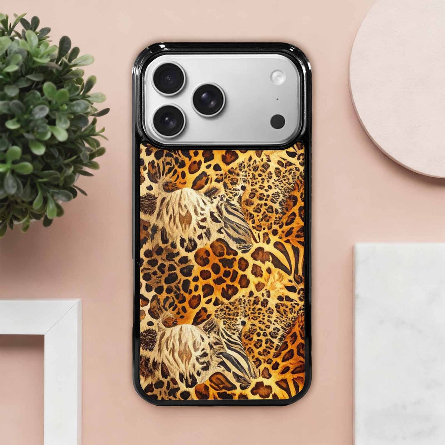 iPhone 17 Pro Max Case — Small Animal Print Pattern, Animal Print, Customized Protective Case