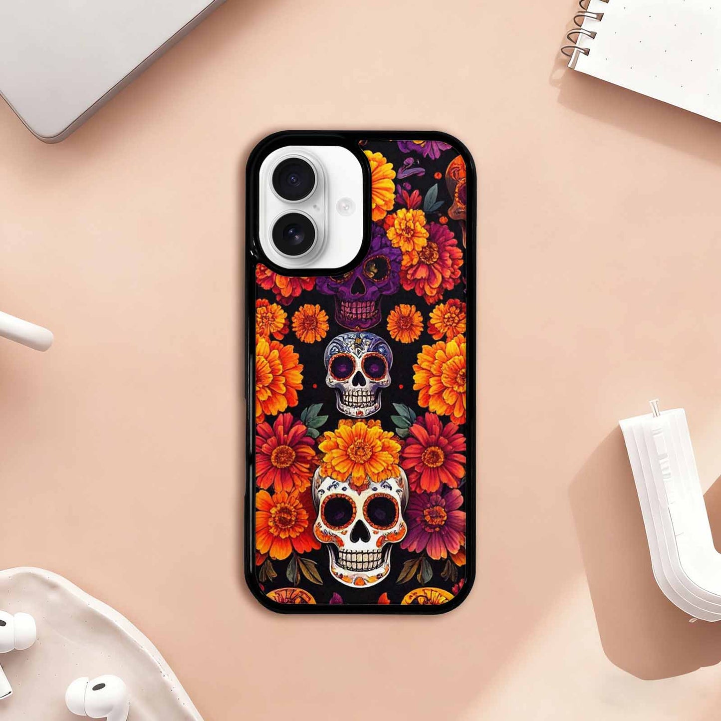 iPhone 17 Case — Skull Dark Art Gothic Print Gothic, Custom Designed Case Cover