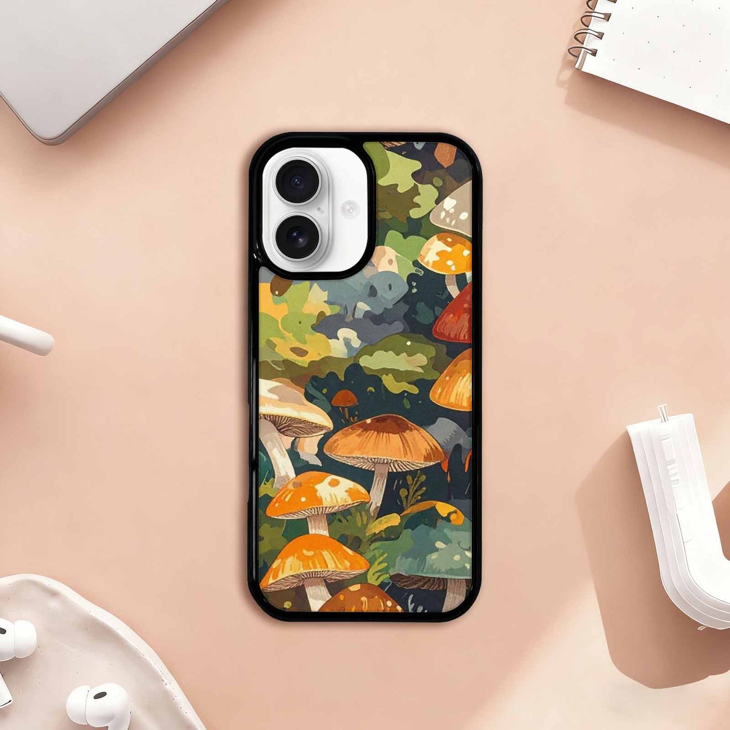 iPhone 17 Case — Mushrooms Camomushrooms Patter Kto Camo, Custom Print Case Cover