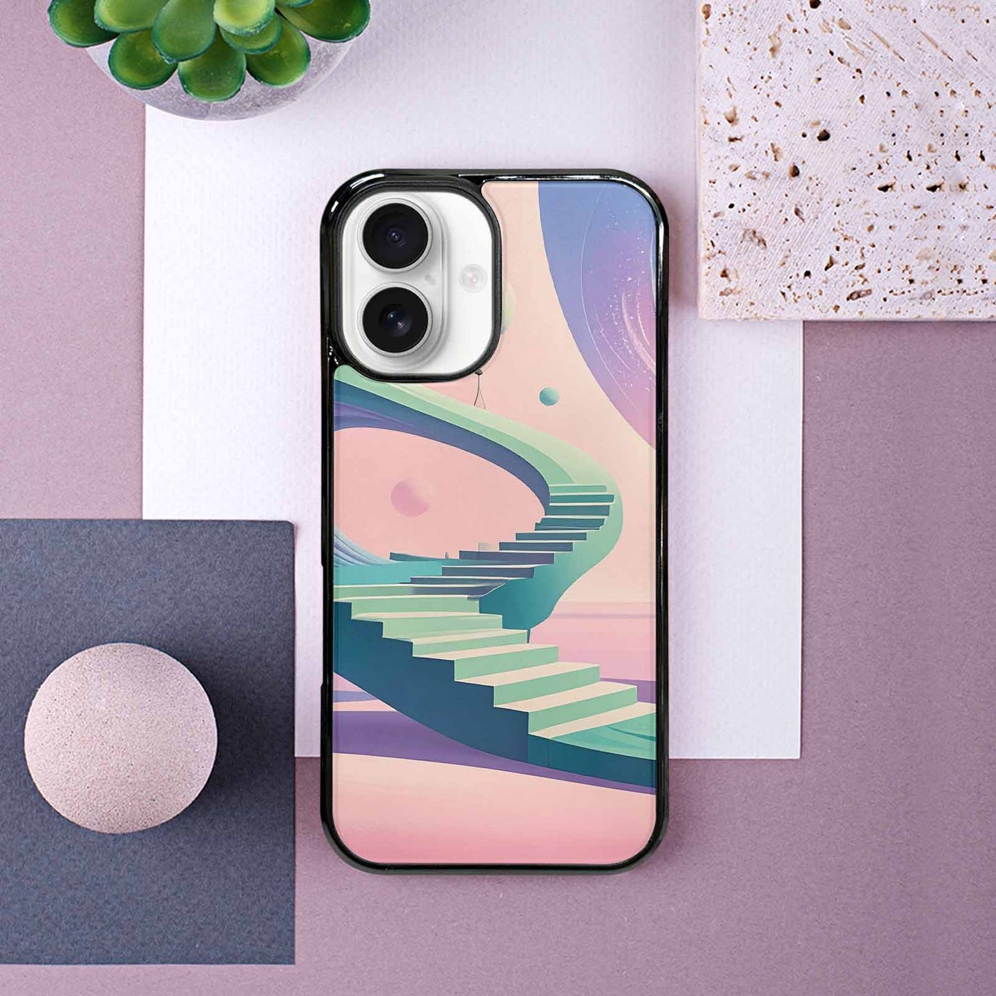 iPhone 16 Case — 1930s European Surrealist Art Style Dreamlike, Custom Art Phone Cover