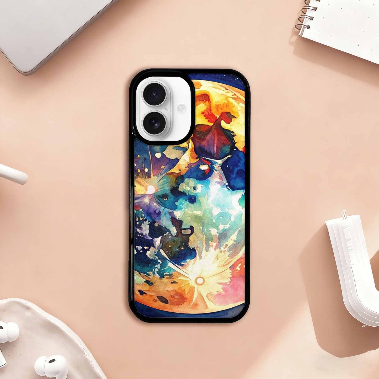 iPhone 17 Case — Watercolor Cinco De Watercolor Abstract, Original Design Phone Case