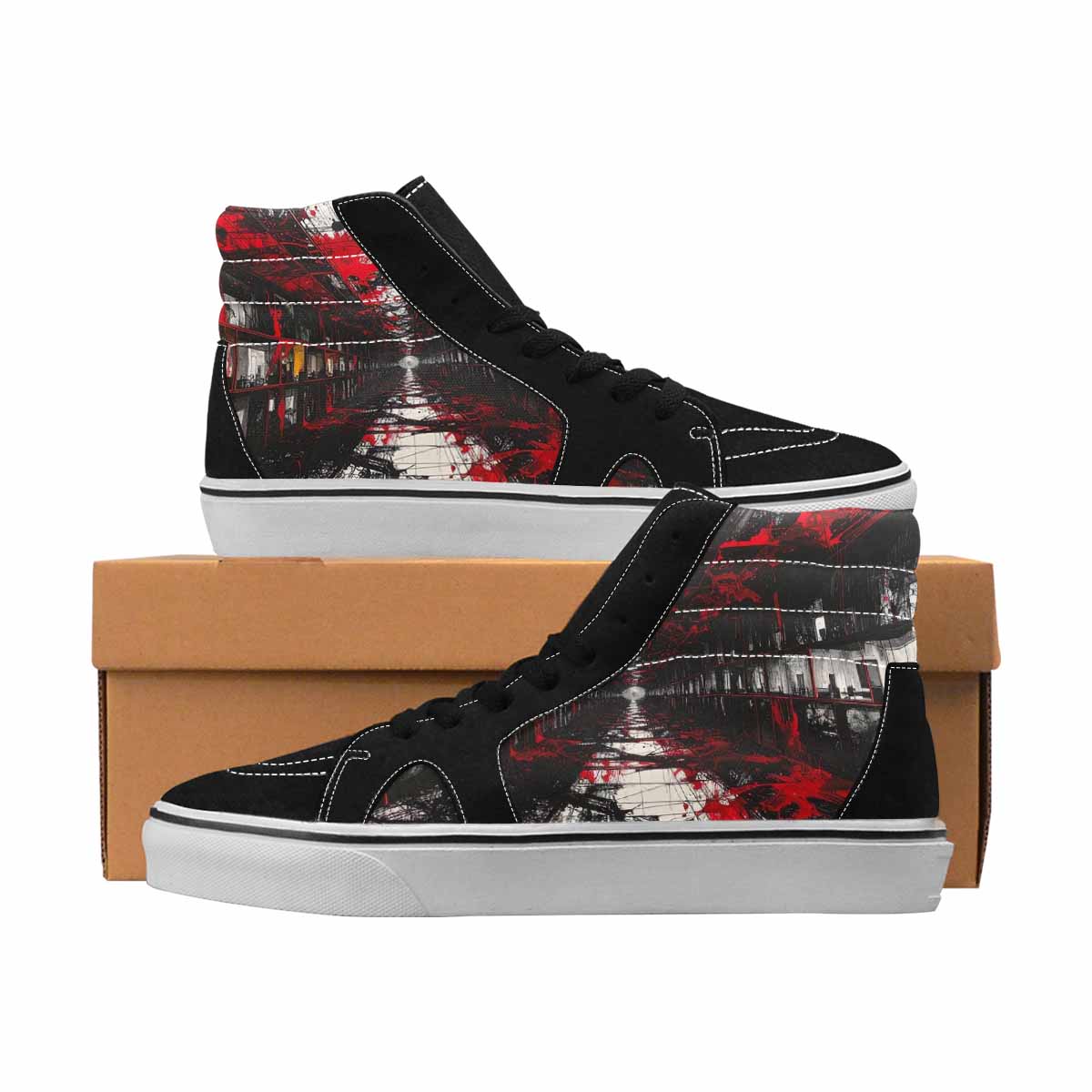 MEN'S Monster Black Red Ink 5 Ferion