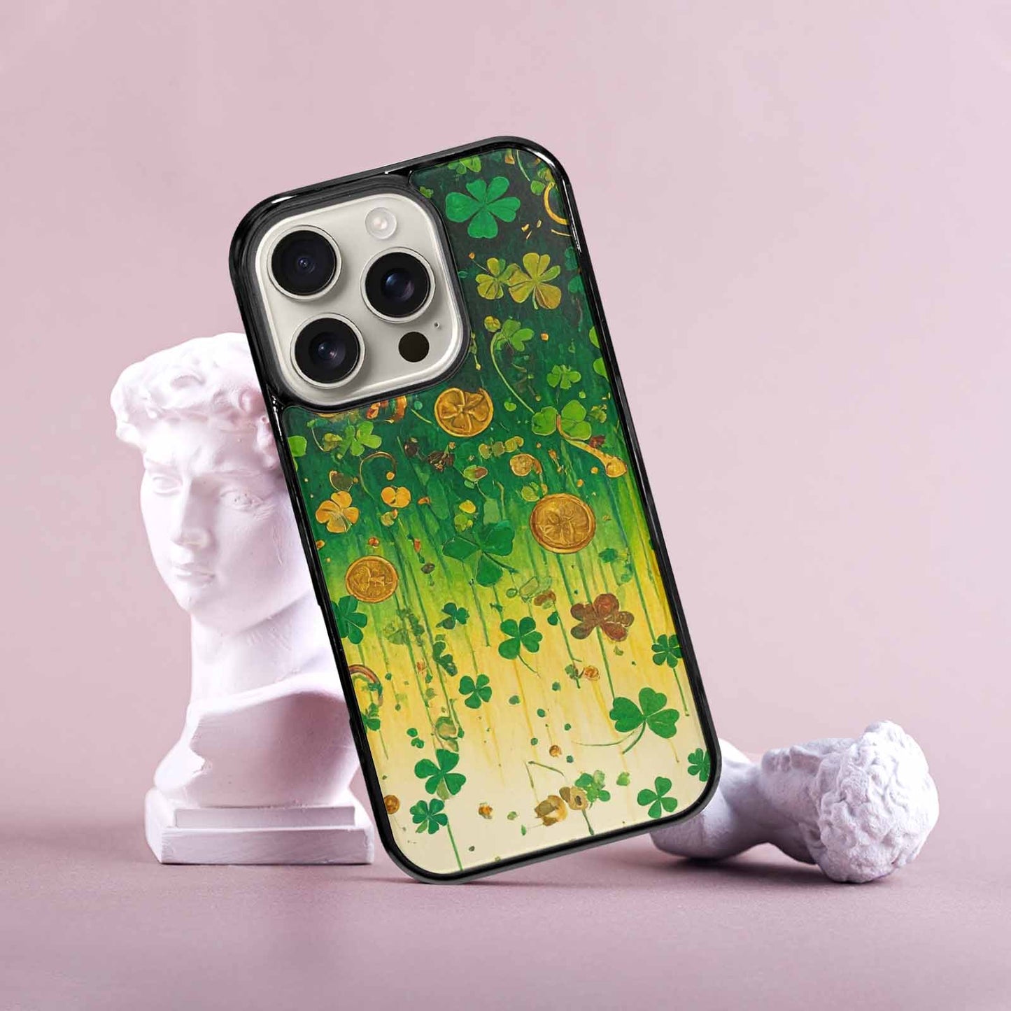 iPhone 16 Pro Case — St Patrick\'s Clover St Patrick\'s Clover, Custom Printed Phone Case