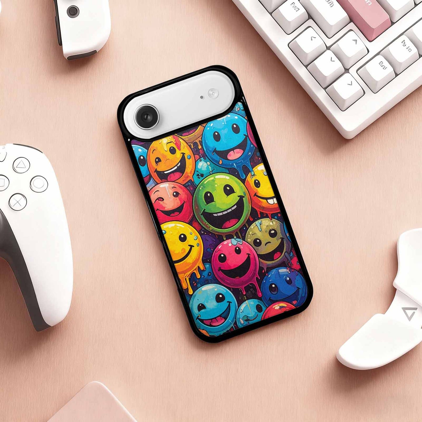 iPhone 17 Air Case — Melting Moon Smiley Melting Smiley Original, Original Design Phone Case