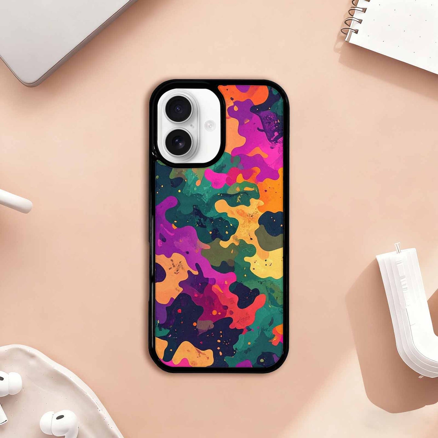 iPhone 17 Case — Small Military Camouflage Blotch Camo, Original Design Phone Case