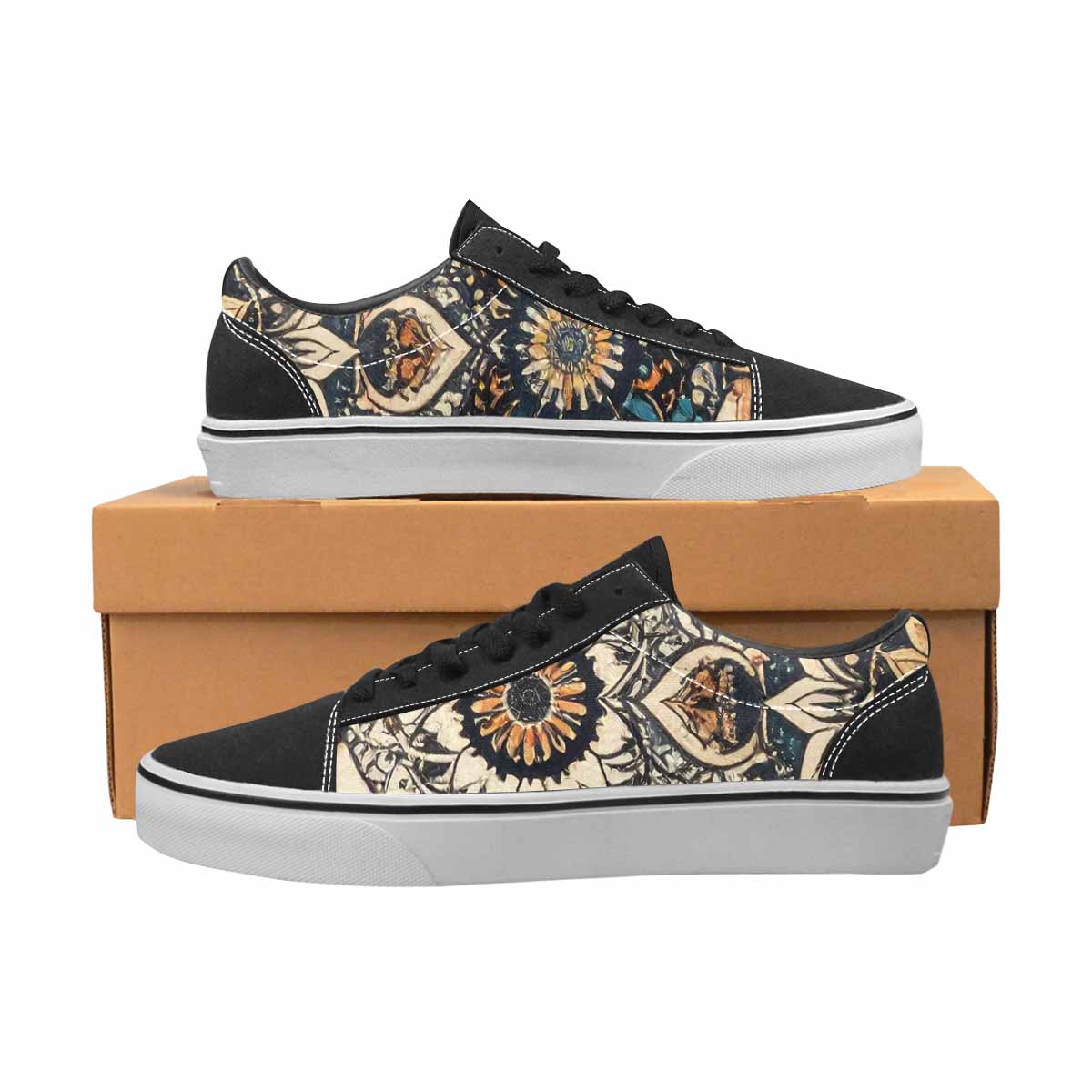 WOMEN'S Mandala Canvas Lace-Up Aesthetic Sneakers