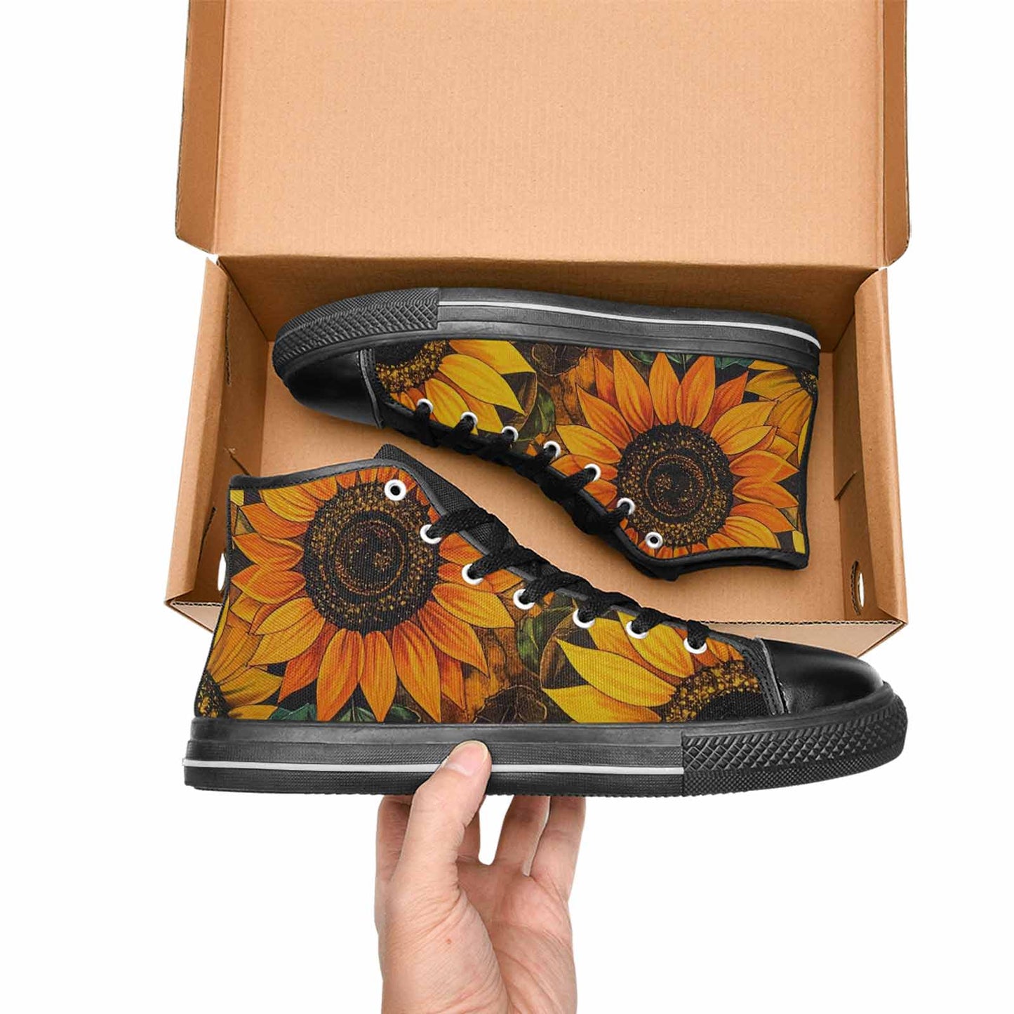 MEN'S Blend Melt Them High Top Canvas Cottagecore Shoes