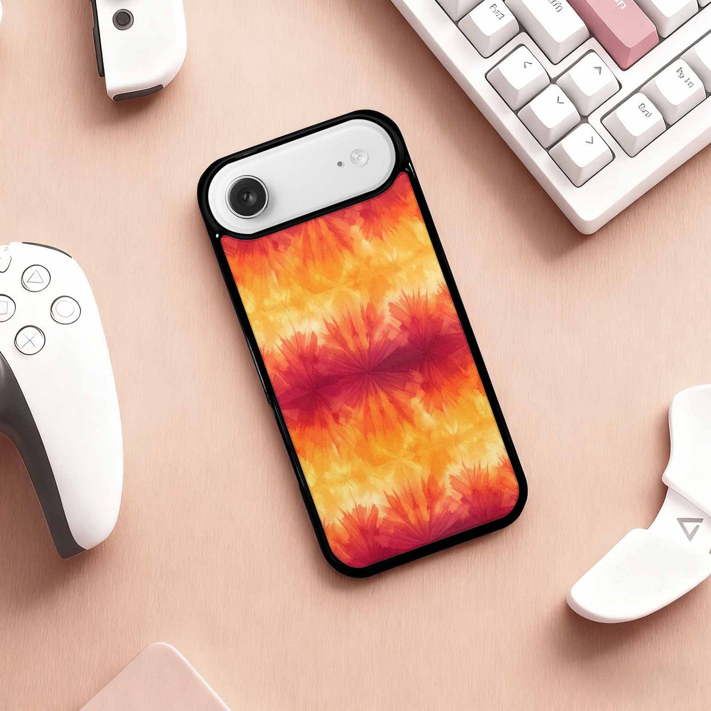 iPhone 17 Air Case — Ombre Tie Dye Sunset Custom Tie, Personalized Phone Case