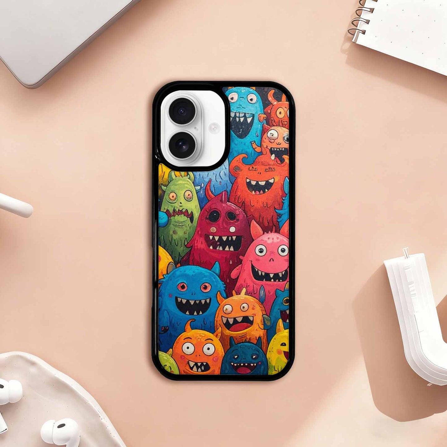 iPhone 17 Case — Monsters (general) Cartoon Monst Vev Cartoon, Custom Designed Case Cover