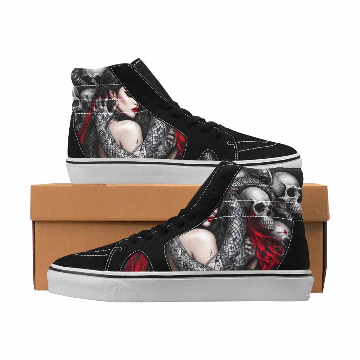 MEN'S Skull Dark Art Gothic Print 1132 Ferion