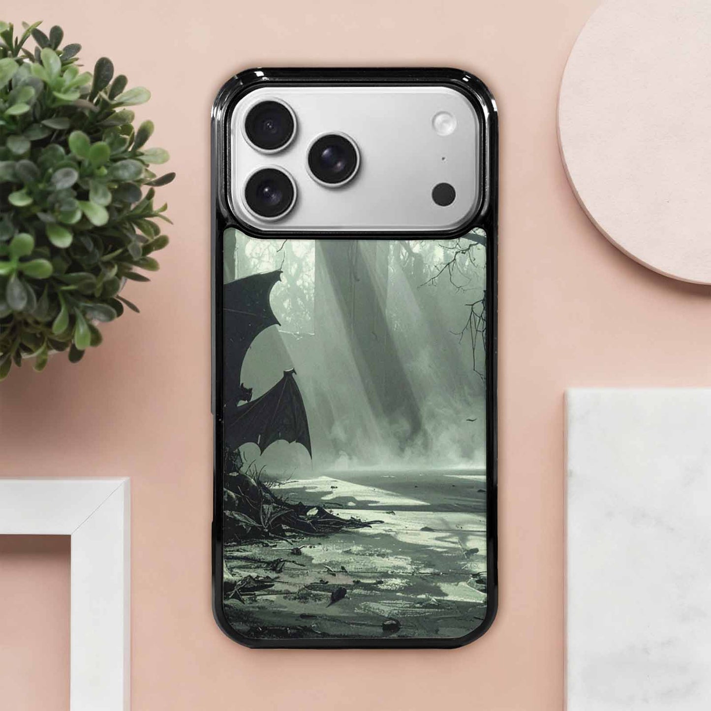 iPhone 17 Pro Max Case — Skull Dark Art Gothic Print Gothic, Custom Designed Case Cover