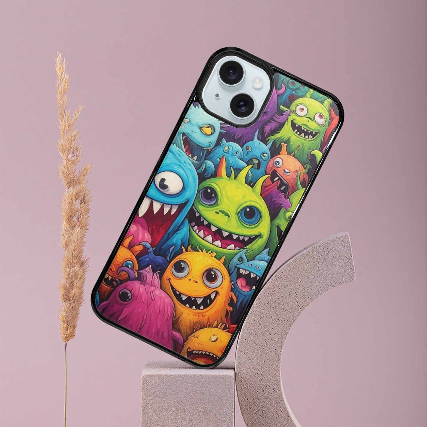 iPhone 15 Plus Case — Monsters General Cartoon Monst 0p8, Customized Protective Case
