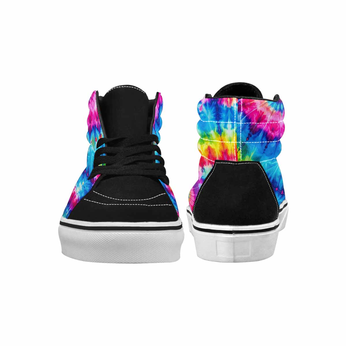 MEN'S Tie Dye Acid Wash Color High Top Canvas Aesthetic Sneakers