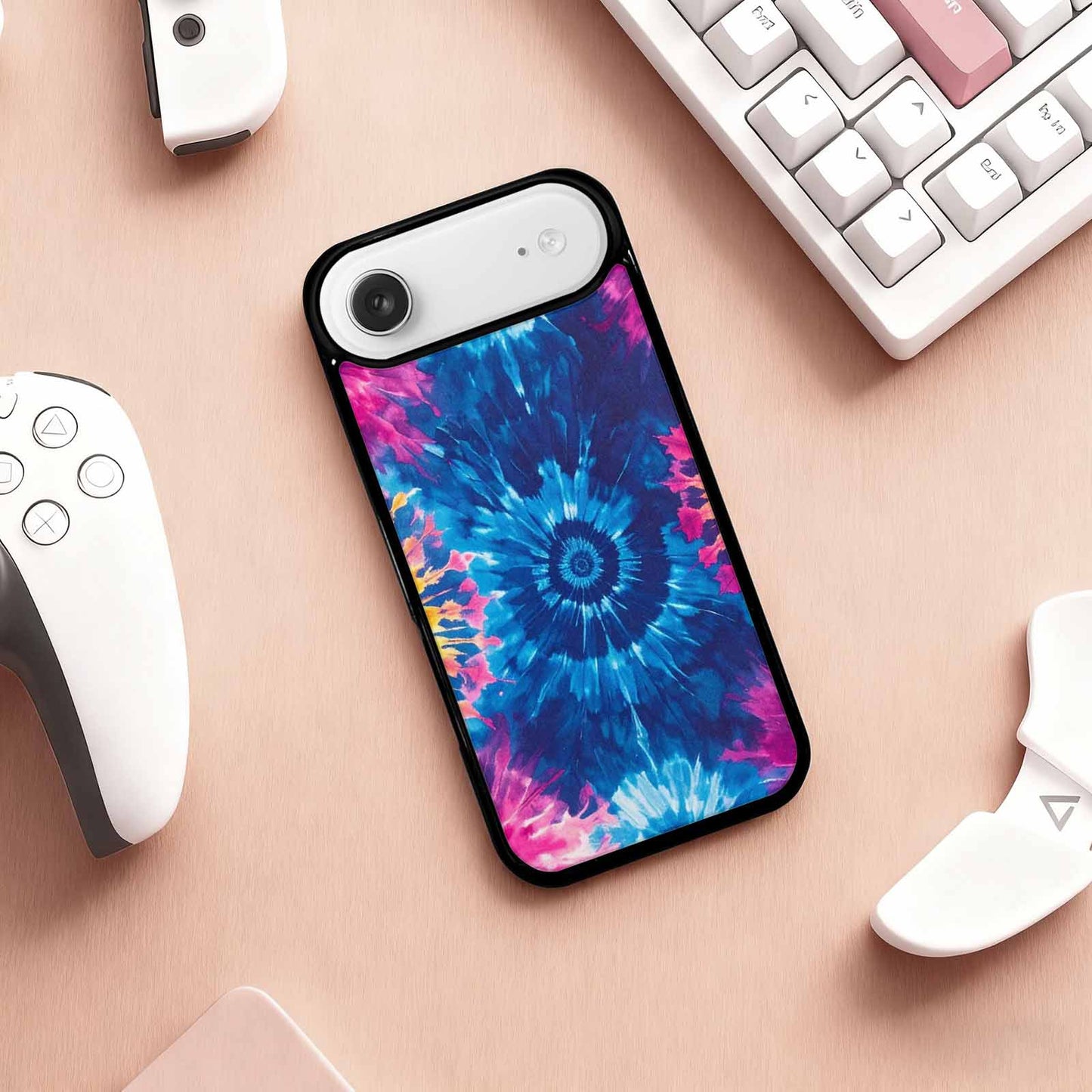 iPhone 17 Air Case — Small Tie Dye Swirl Pattern Tie, Customized Protective Case
