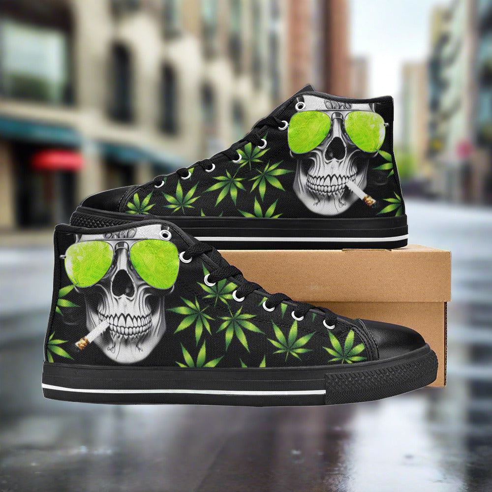 Monarch Earthy Brown Wearable MEN Bold Art - Freaky Shoes | Custom Art Sneakers