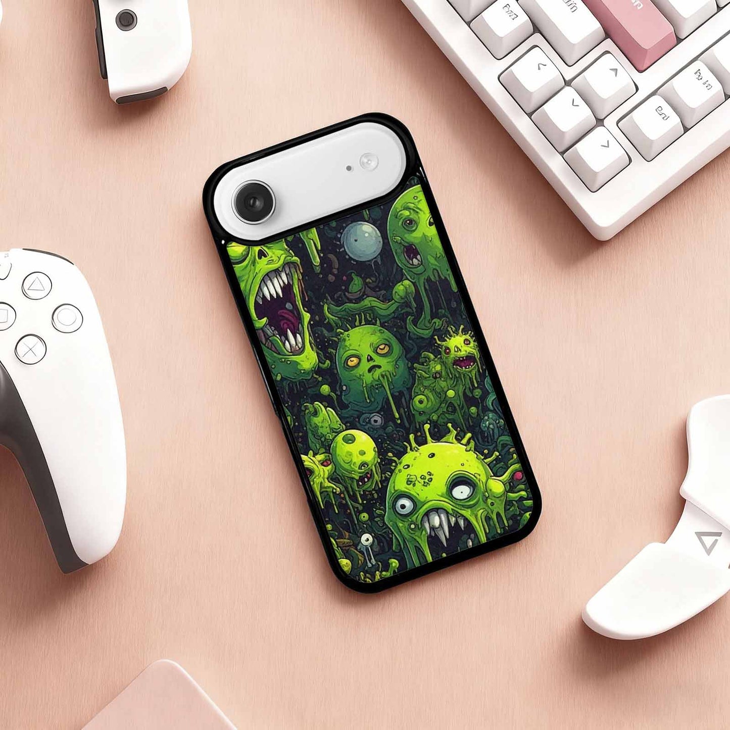 iPhone 17 Air Case — Toxic Radioactive Creature Pattern Hundreds Original, Custom Phone Case