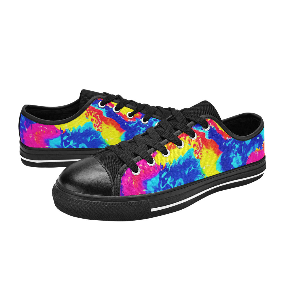 MEN'S Tie Dye Splash Retro Canvas Dreamcore Sneakers