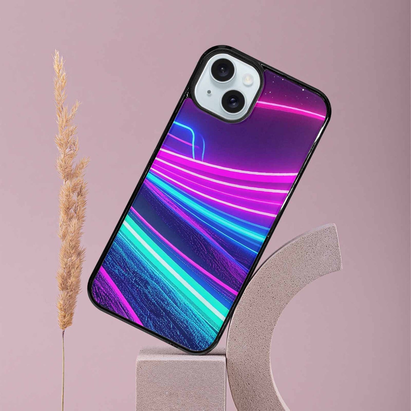 iPhone 15 Plus Case — 80s Neon Cartoon Custom, Unique Phone Case Design