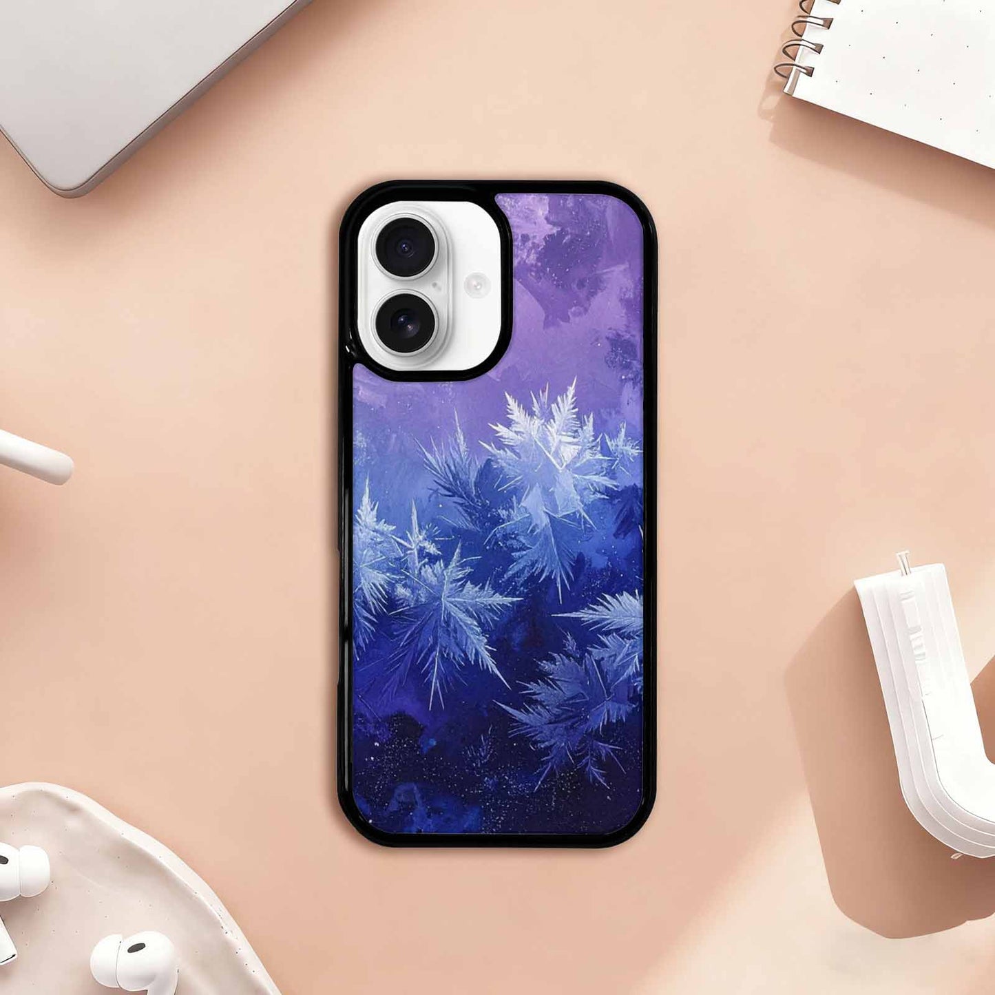 iPhone 17 Case — Seamless Tileable Pattern Of Galaxy Space, Custom Print Case Cover