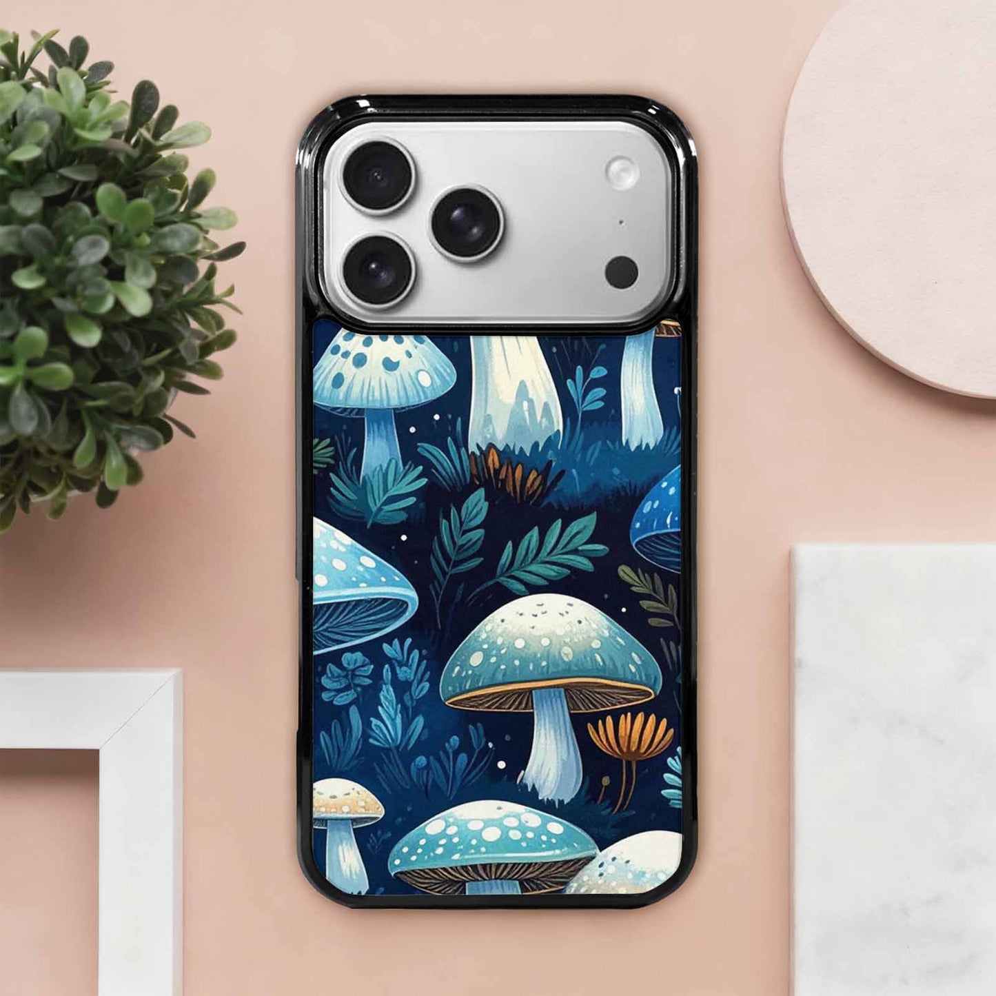 iPhone 17 Pro Max Case — Vivid Winter Mushroom Cartoon Cute, Unique Phone Case Design