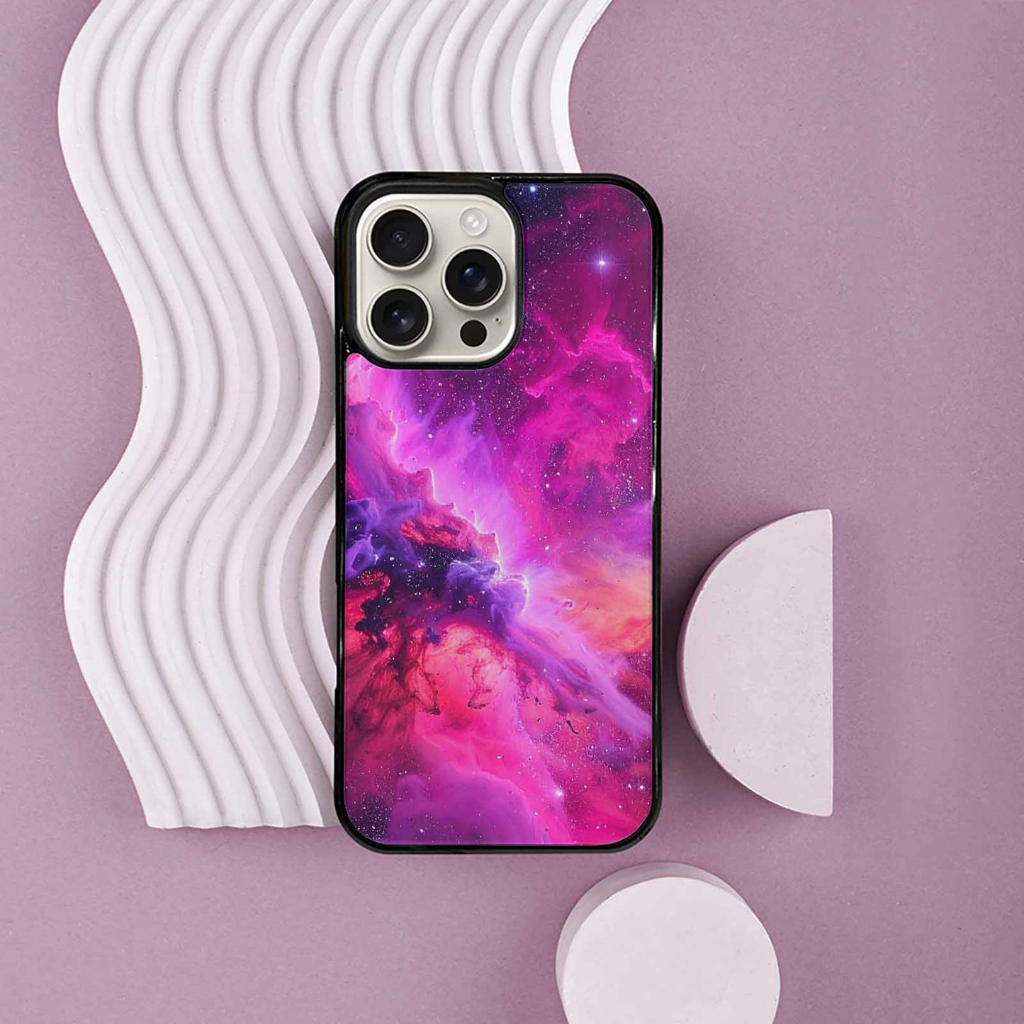 iPhone 16 Pro Max Case — Galaxy Nebula Galaxy Nebula Burs, Custom Made Phone Cover