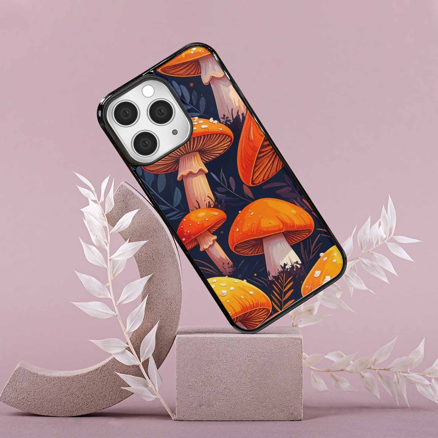 iPhone 15 Pro Max Case — Bold Autumn Mushroom Bold Autumn Mushroom, Custom Phone Case
