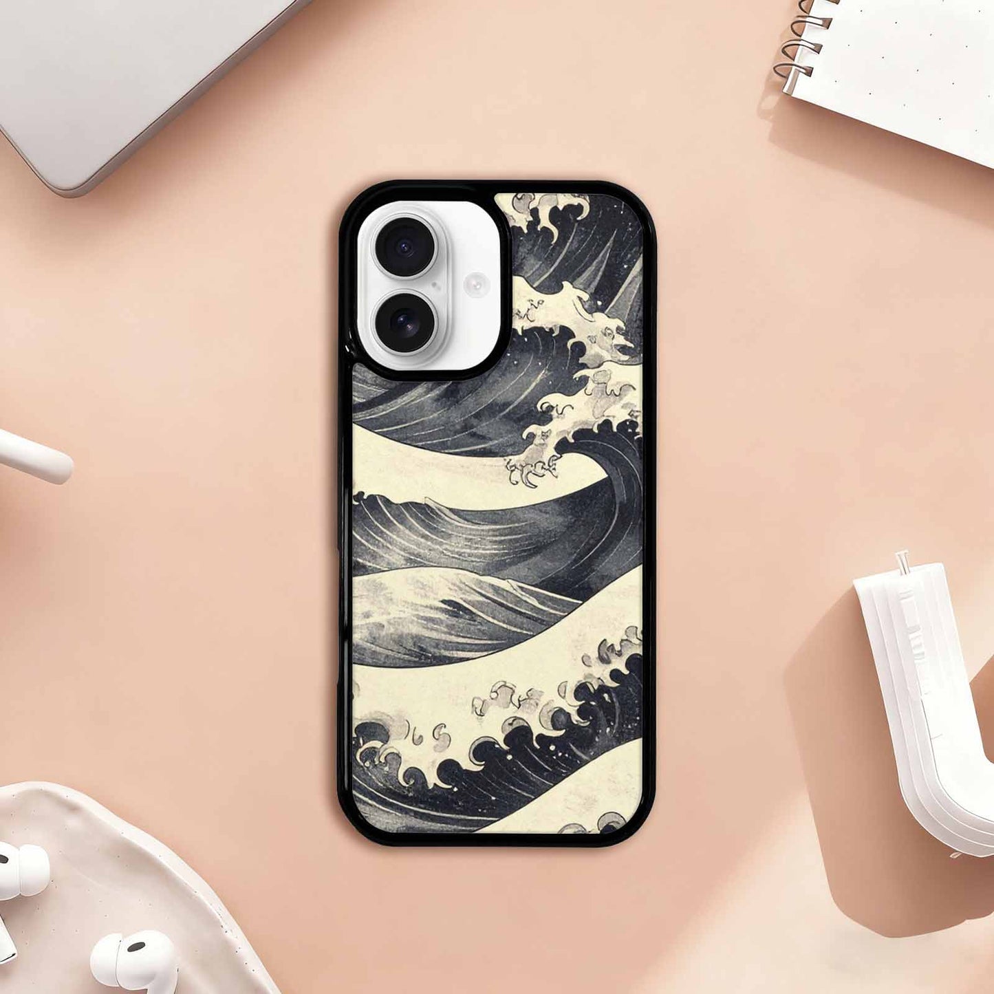 iPhone 17 Case — Vintage Americana Wave Retro Vintage, Personalized Phone Case