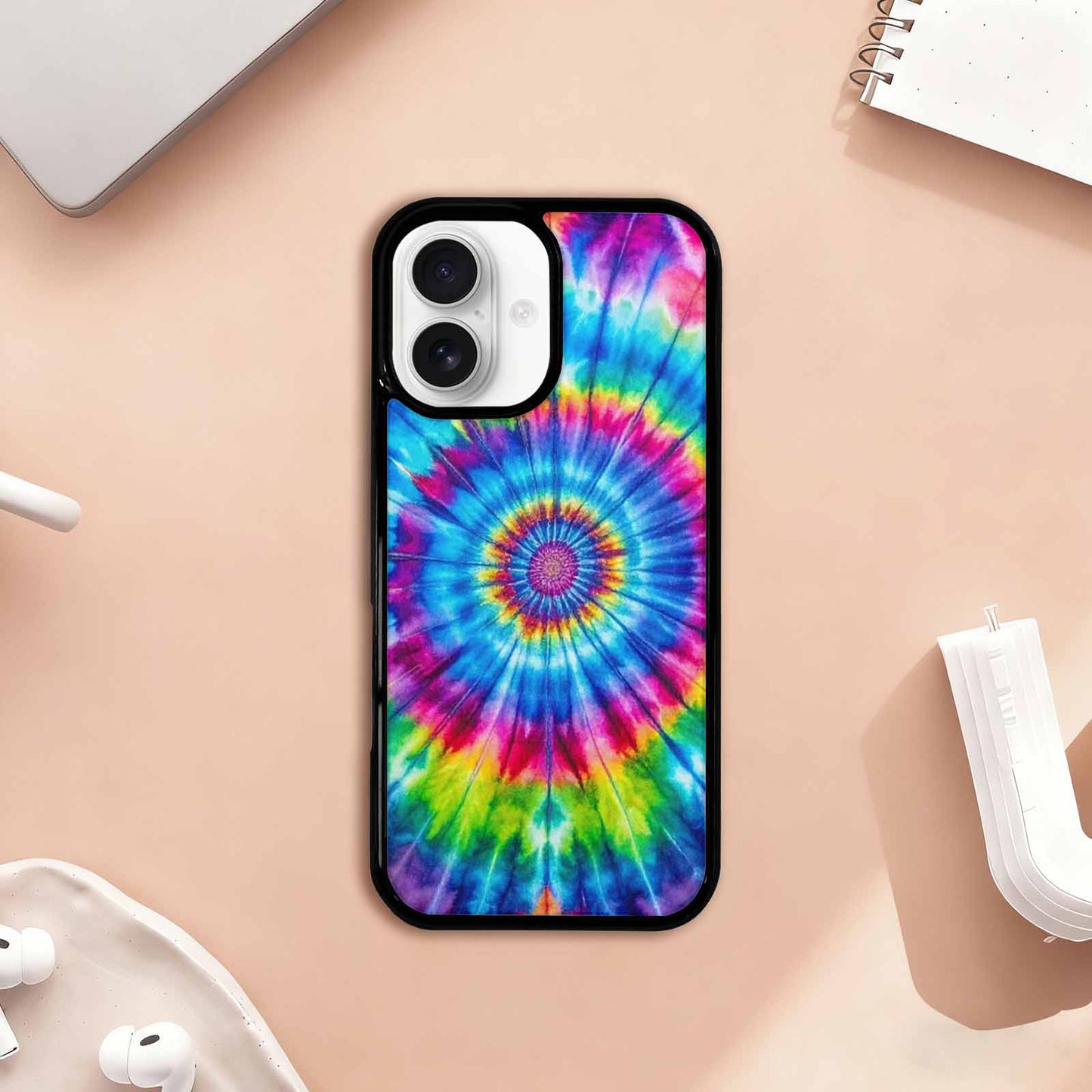 iPhone 17 Case — Tie Dye Acid Wash Color Tie, Custom Phone Case