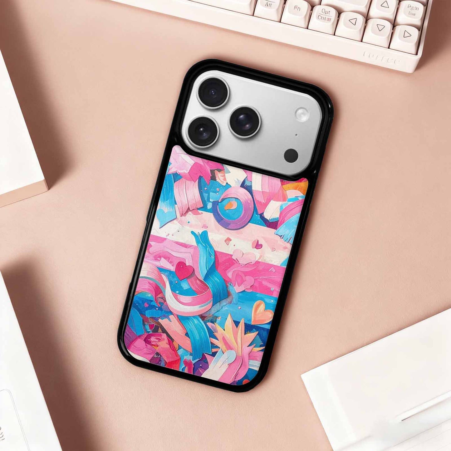 iPhone 17 Pro Case — Transgender Pride Flag Trans Pride Original, Custom Made Phone Cover
