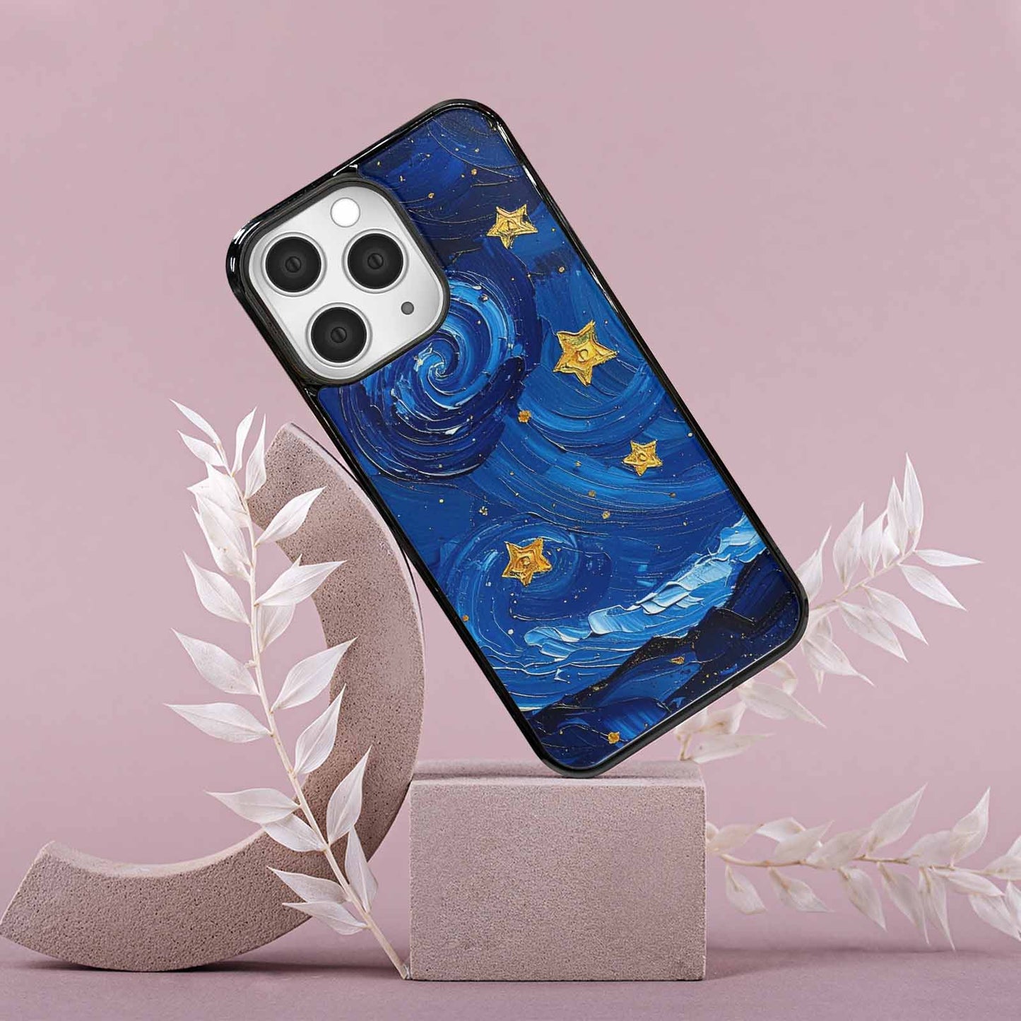 iPhone 15 Pro Max Case — Starry Night Galaxy Custom, Unique Phone Case Design