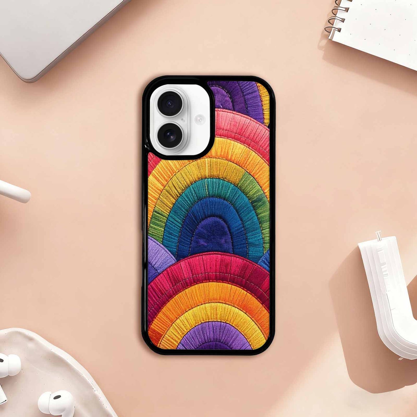 iPhone 17 Case — Vivid Camo Rainbow Camo, Custom Designed Case Cover