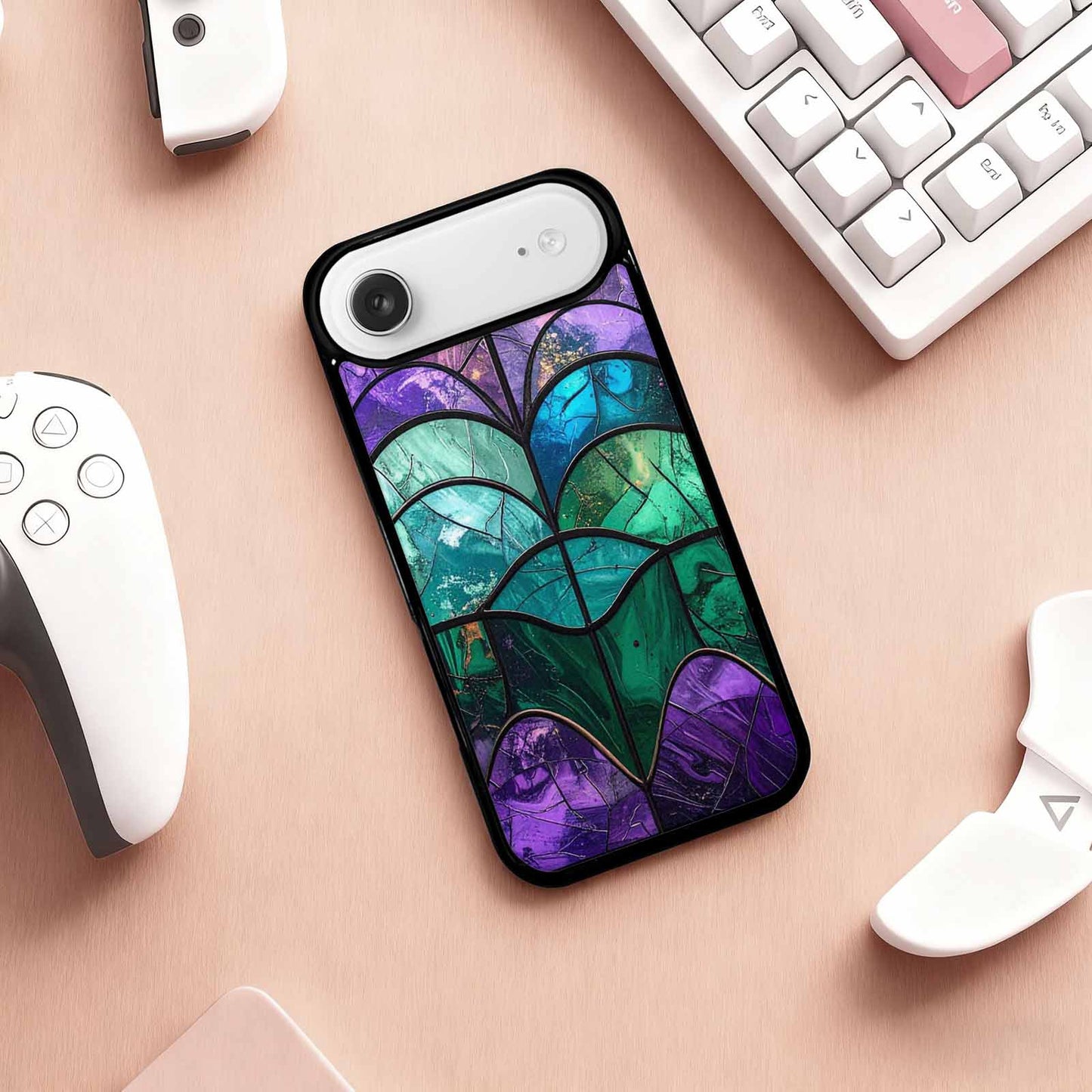 iPhone 17 Air Case — Distressed Easter Wave Original Art, Custom Phone Case