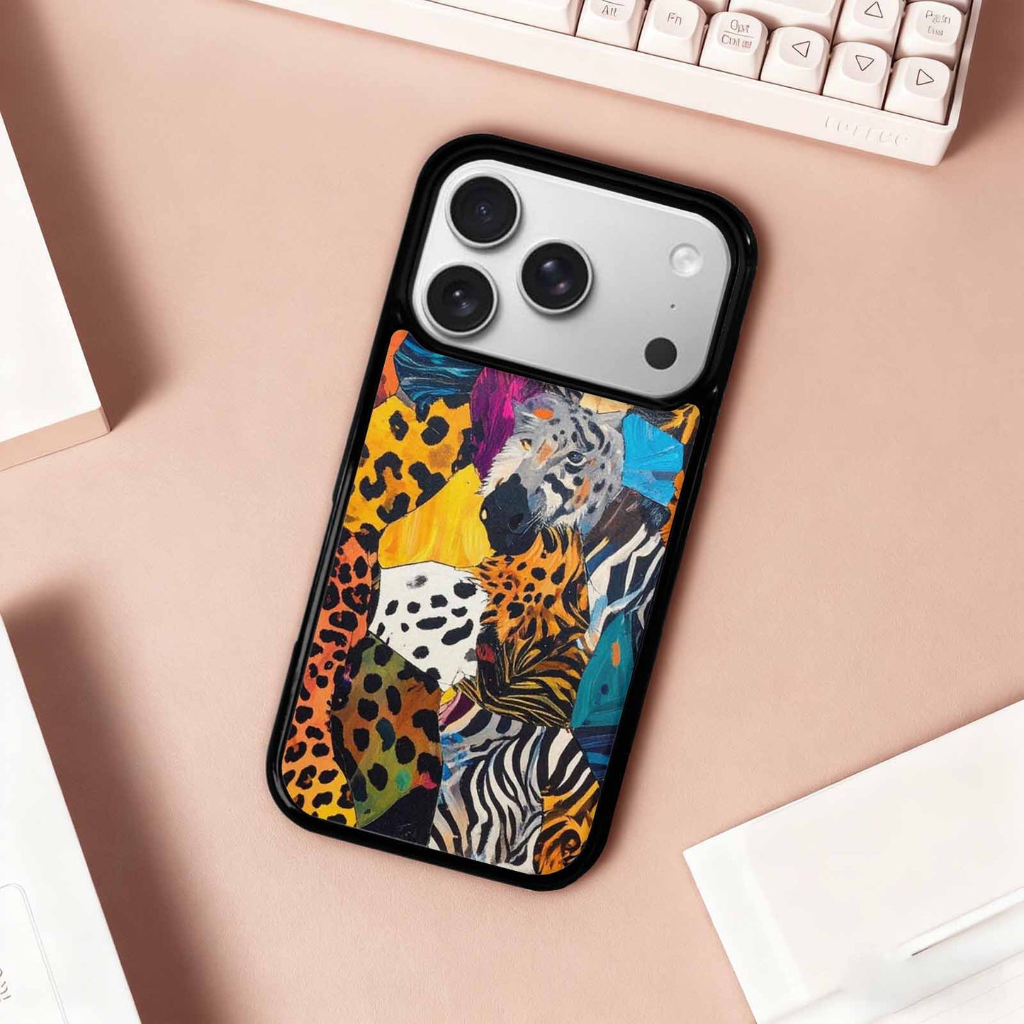 iPhone 17 Pro Case — Full Color Vibrantanimal Print A Animal, Custom Designed Case Cover