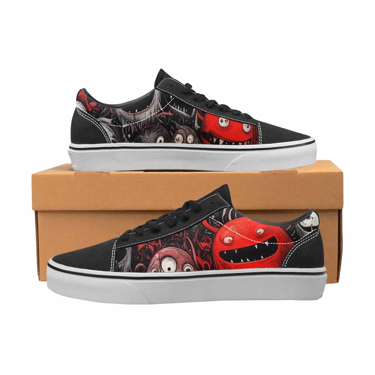 WOMEN'S Monsters (general) Lace-Up Canvas Dreamlike Shoes