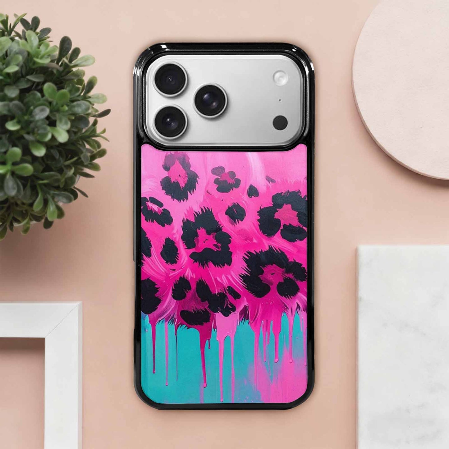 iPhone 17 Pro Max Case — Seamless Tileable Pattern Of Animal Print, Custom Designed Case Cover