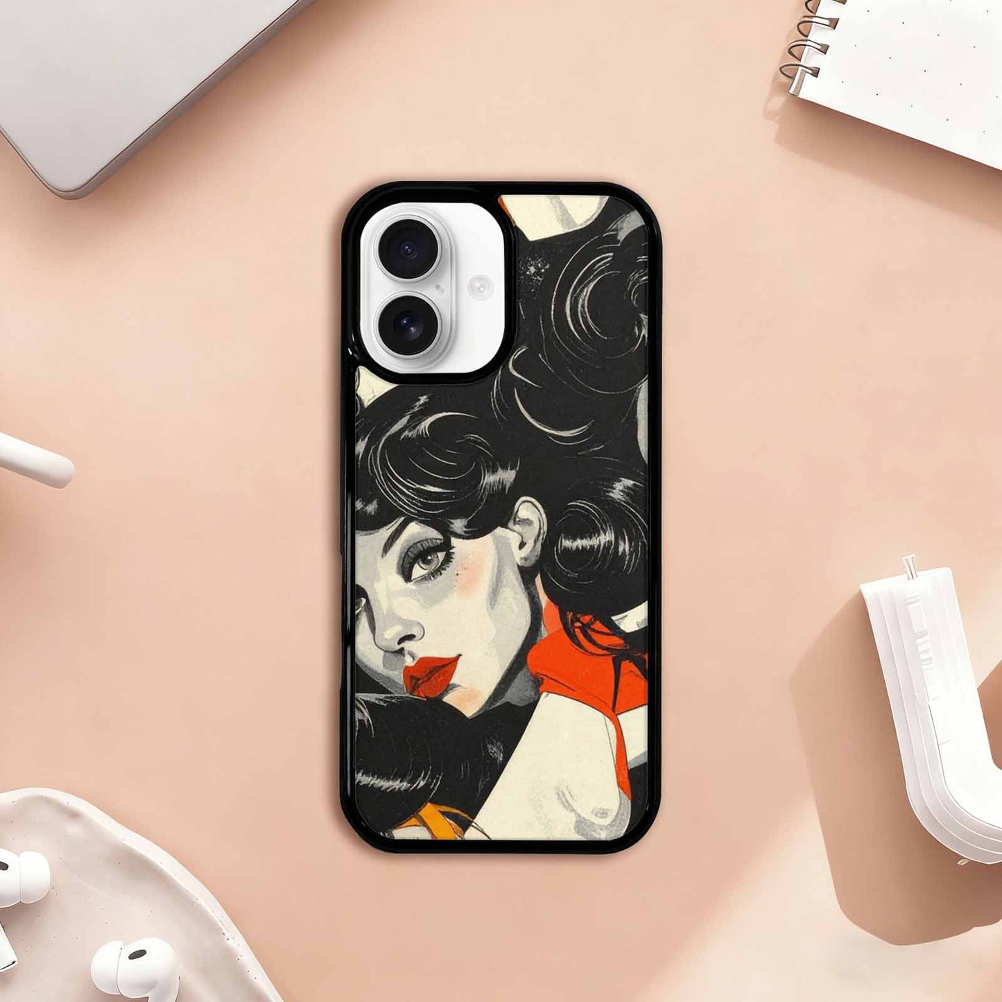 iPhone 17 Case — Seamless Repeating Pattern Of Retro Vintage, Custom Designed Case Cover