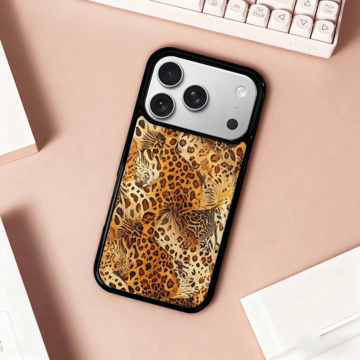 iPhone 17 Pro Case — Small Animal Print Pattern Randomly Animal, Custom Designed Case Cover