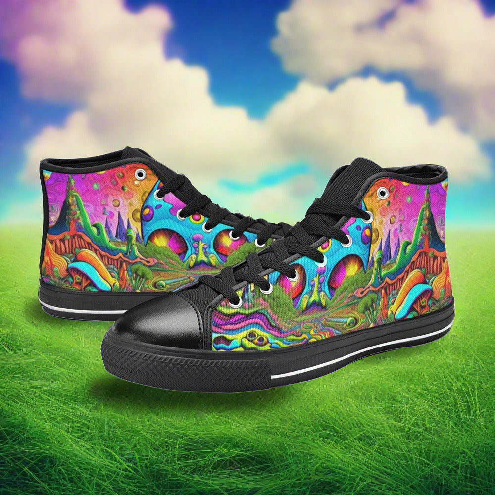 Dragon Pastel Soft Vivid Bold Art - Freaky Shoes