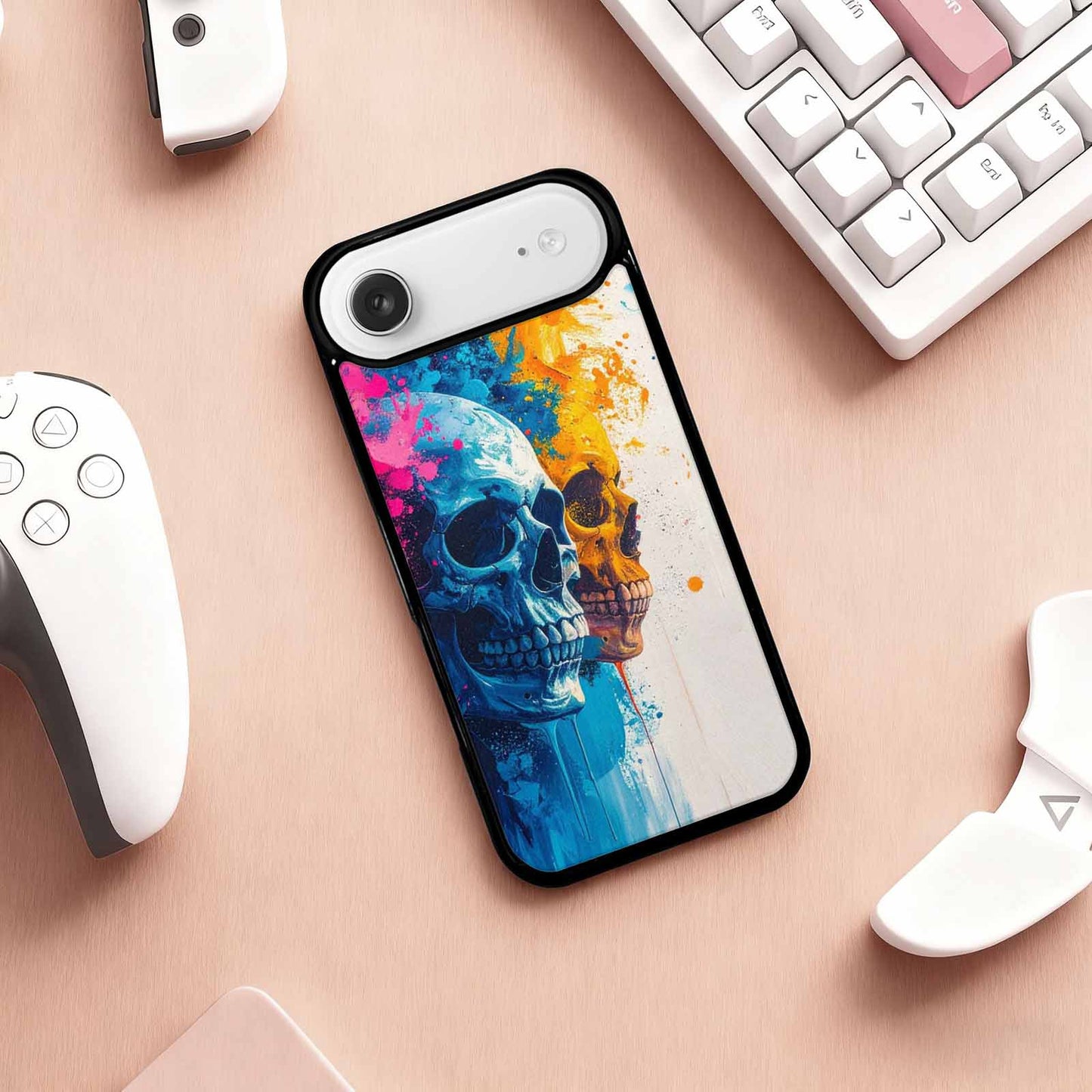 iPhone 17 Air Case — Skull Dark Art Gothic Print Gothic, Personalized Phone Case