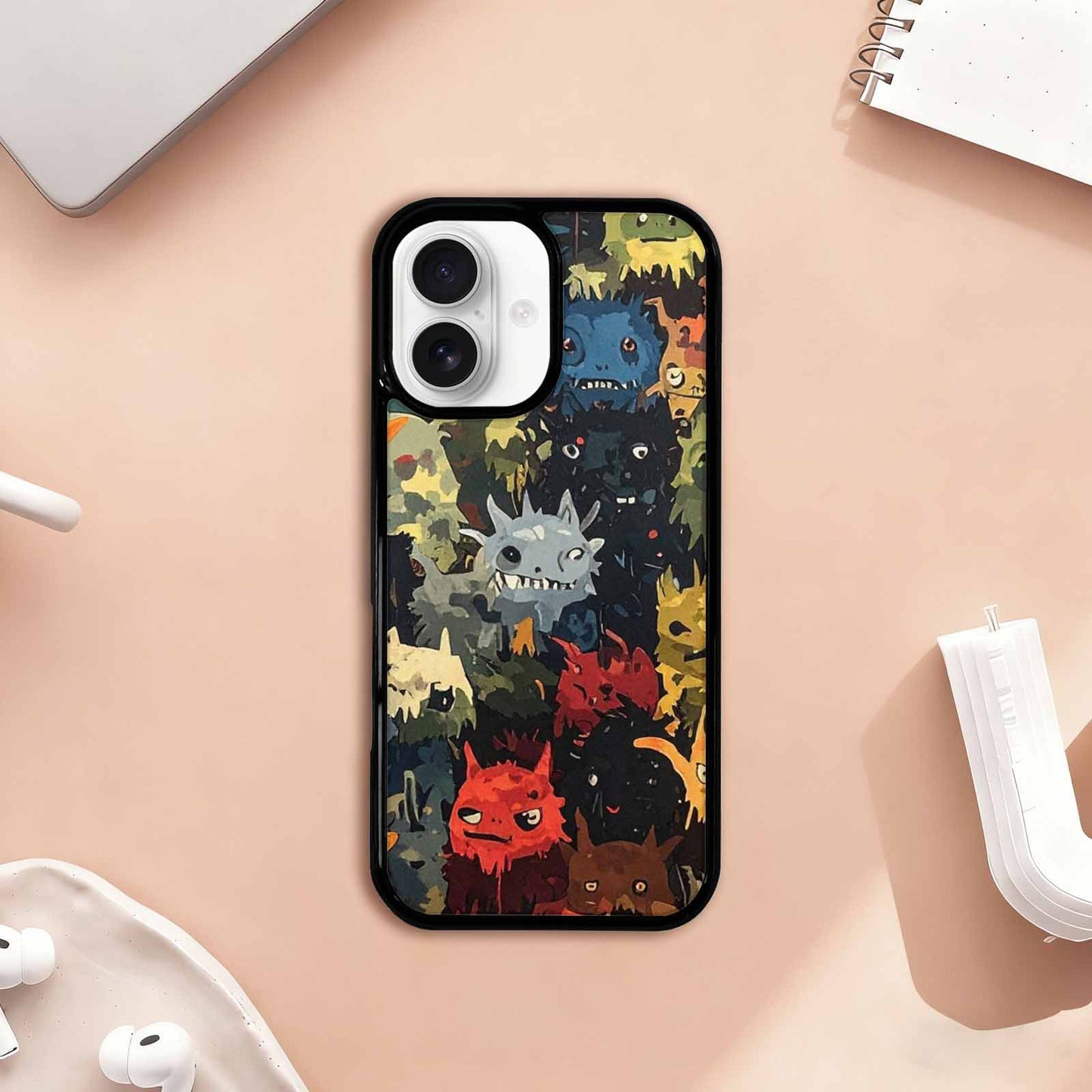 iPhone 17 Case — Monsters Camomonsters Pattern Okl Camo, Custom Designed Case Cover