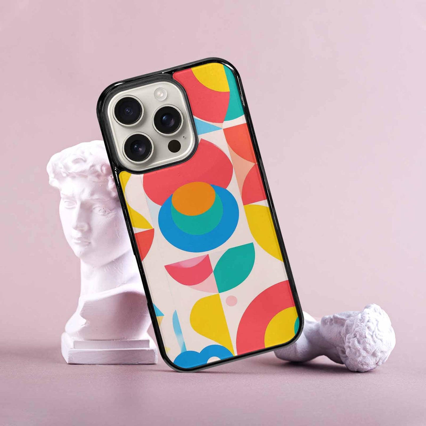 iPhone 16 Pro Case — 1960s Mod Cartoon Art Pattern, Unique Phone Case Design