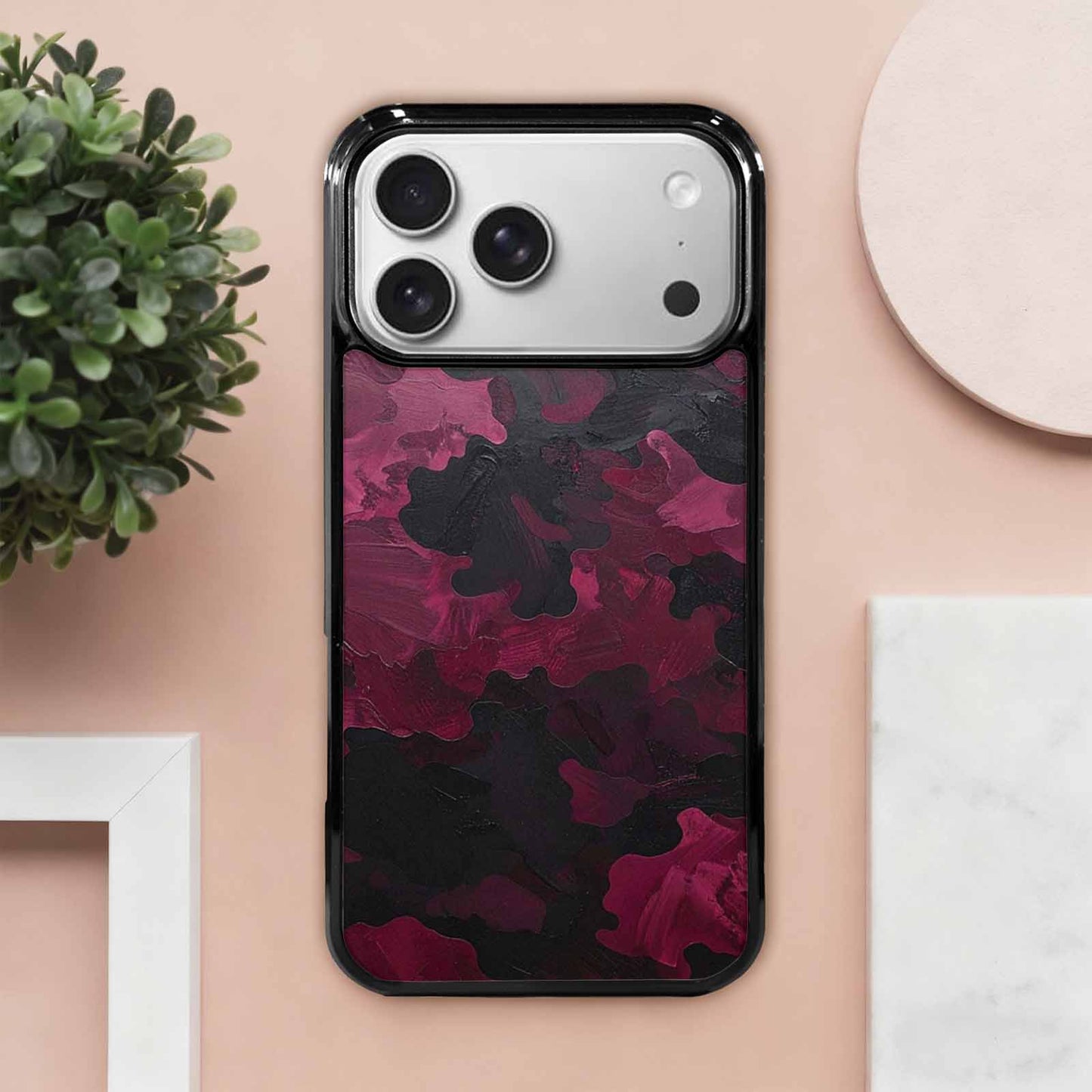 iPhone 17 Pro Max Case — Seamless Repeating Pattern Of Camo, Original Design Phone Case