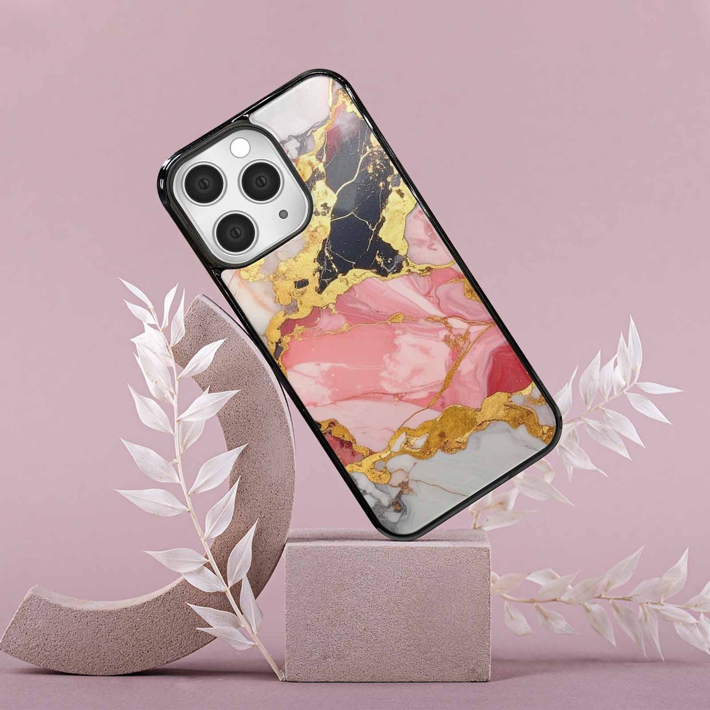 iPhone 15 Pro Max Case — Marble Vein Marble Veins Pattern Hundreds, Custom Phone Case