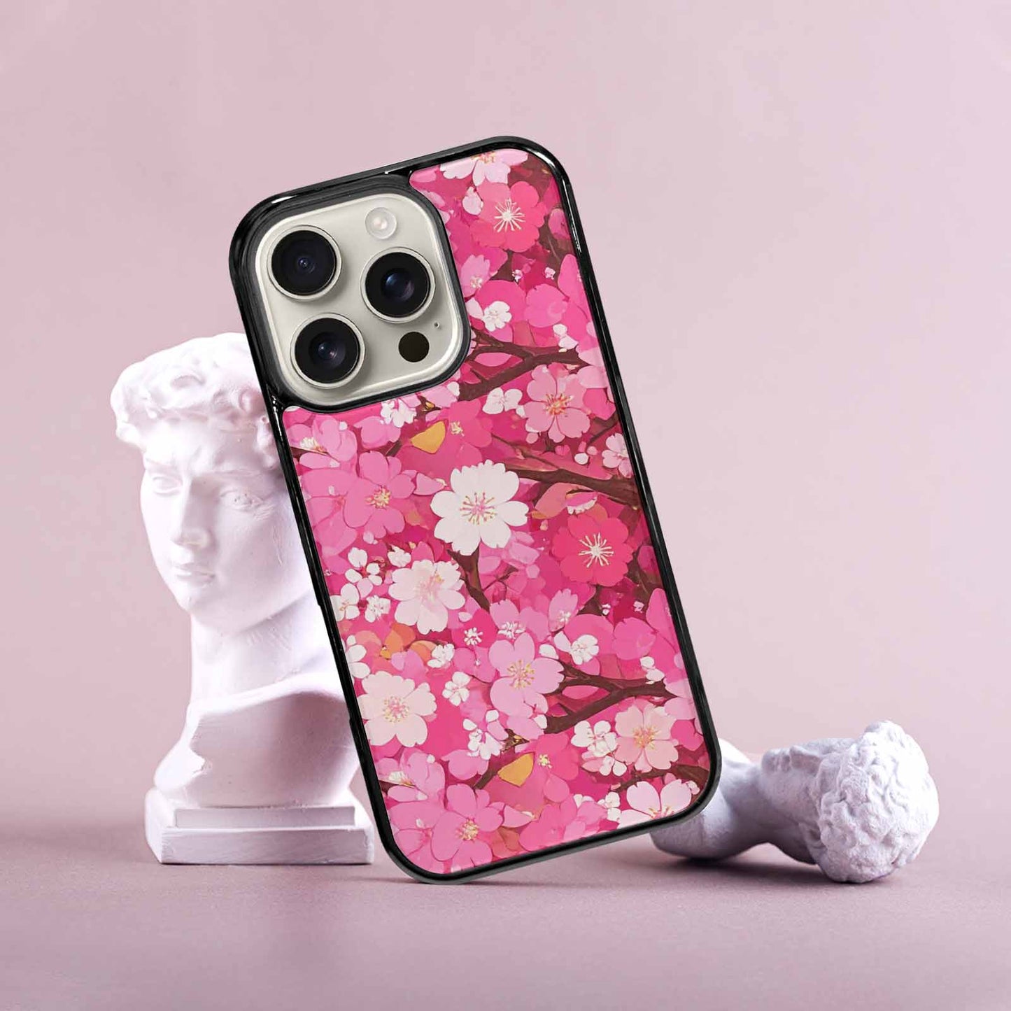 iPhone 16 Pro Case — Cherry Blossom Branch Cherry Blo E7l, Custom Designed Case Cover