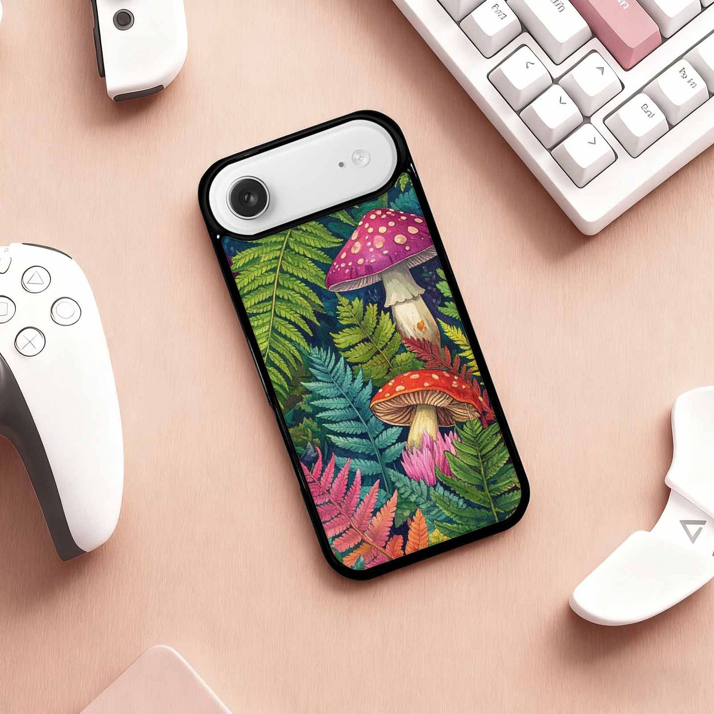 iPhone 17 Air Case — Mushrooms Botanicalmushrooms P Opk Floral, Custom Printed Phone Case