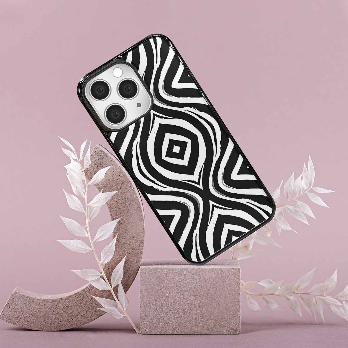 iPhone 15 Pro Max Case — Classic Zebra Print Custom, Unique Phone Case Design