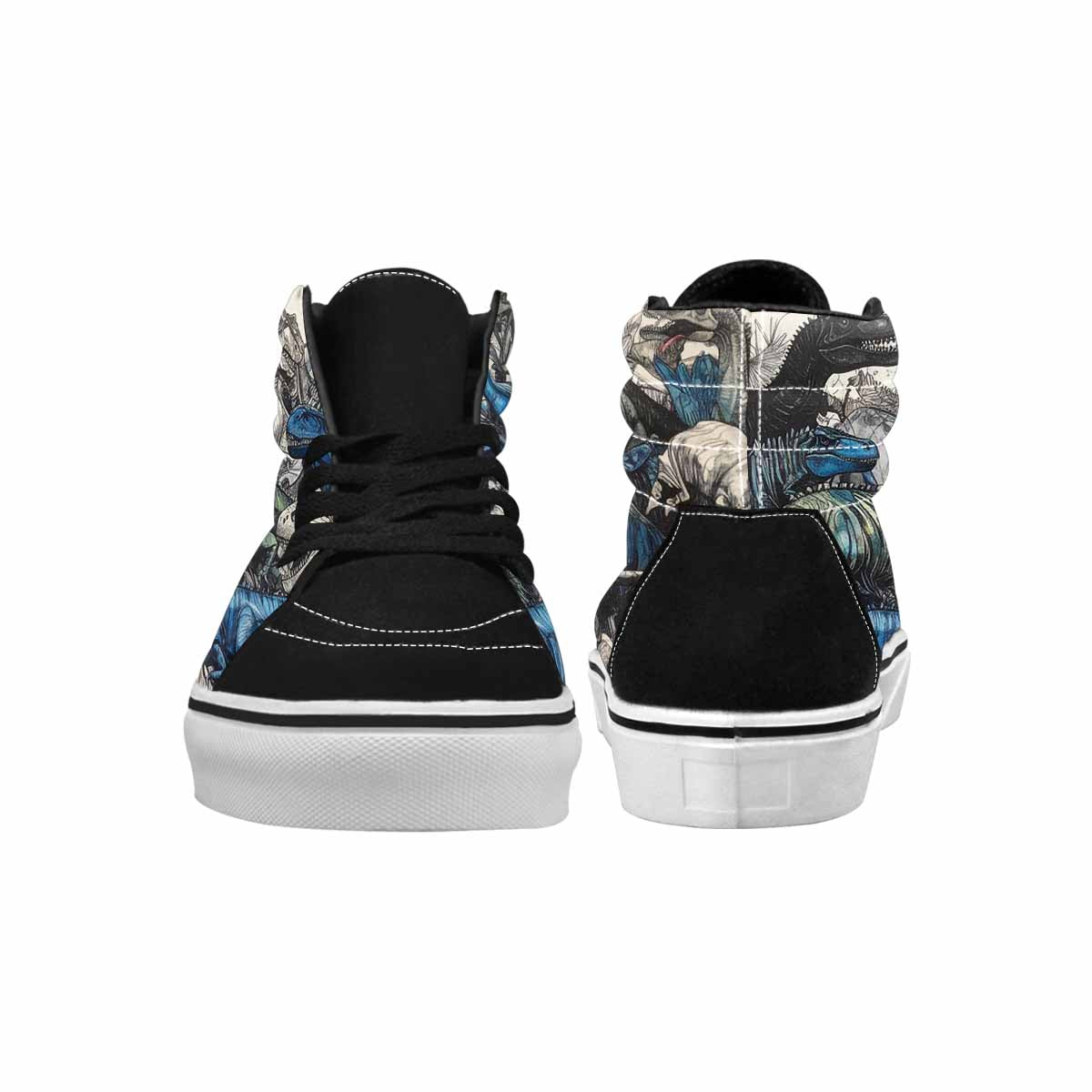 MEN'S Dinosaur Burst High Top Canvas Vivid Custom Sneakers