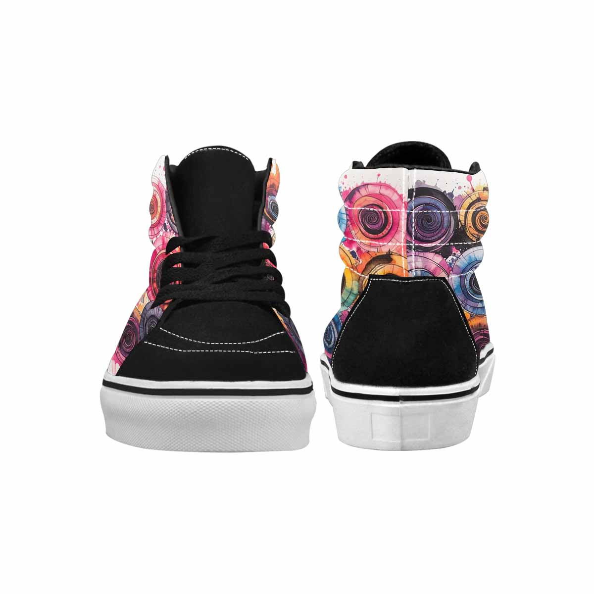 MEN'S Tie High Top Canvas Surreal Shoes